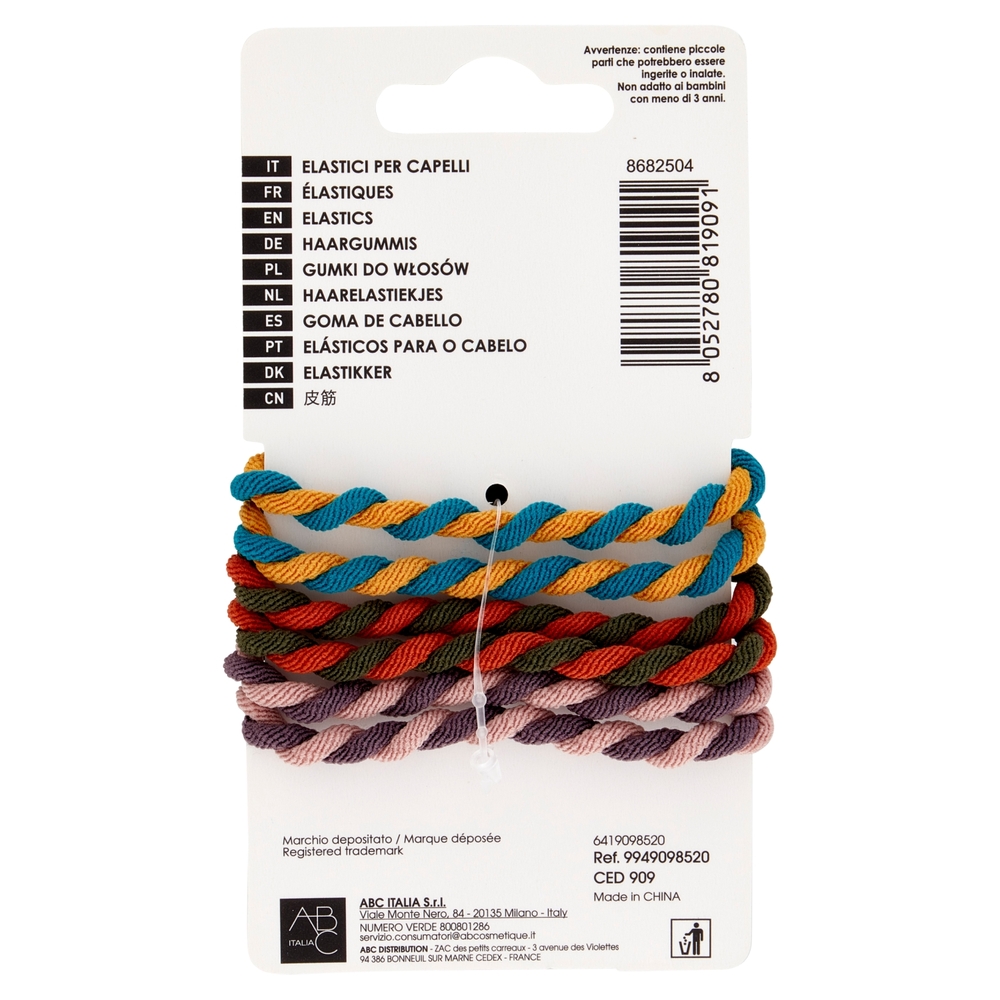 Franck Provost Elastici per Capelli 6 pz